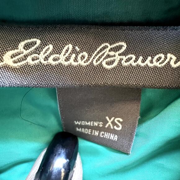 Eddie Bauer Microlight Down Vest Puffer Insulated Full Zip Pockets Lined Blue XS - Picture 2 of 7